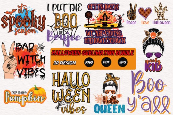 Halloween Sublimation Design Bundle V-2 Review